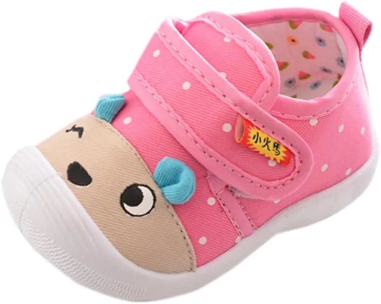 Baby Girl Squeaky Infant 𝐂artoon Sole Shoes Baby Kids Boys Soft -Slip Girls Toddler Comfort Anti-Slip Soft Sole Shoes