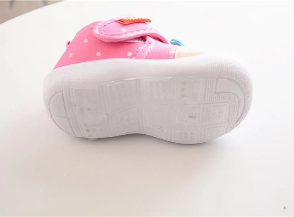Baby Girl Squeaky Infant 𝐂artoon Sole Shoes Baby Kids Boys Soft -Slip Girls Toddler Comfort Anti-Slip Soft Sole Shoes