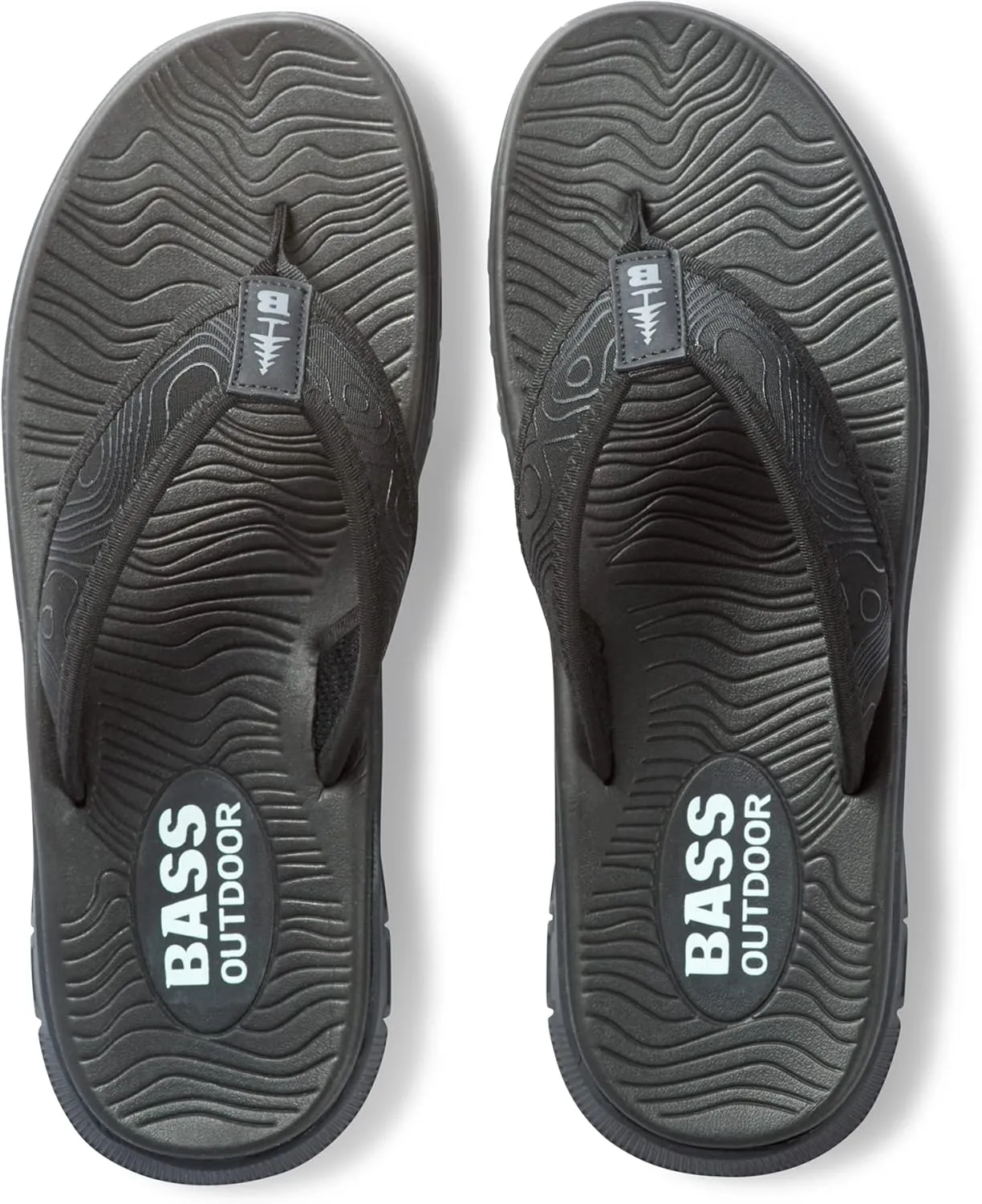 BASS OUTDOOR Men's Topo Thong Everyday Outdoor Sandal Boat Shoe