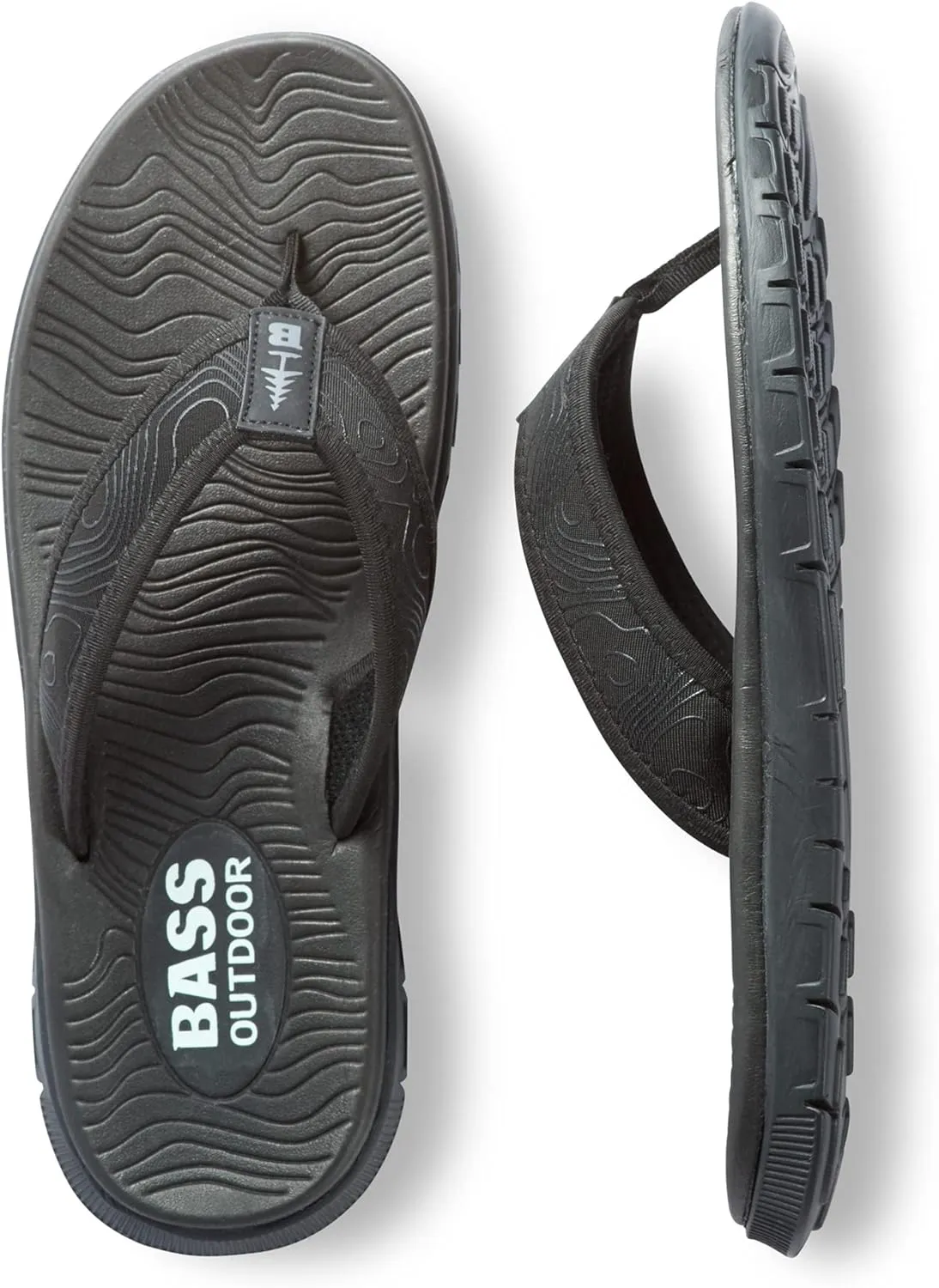 BASS OUTDOOR Men's Topo Thong Everyday Outdoor Sandal Boat Shoe