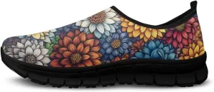 Binienty Women's Loafer Shoes Casual Ballet Flat Nurse Sneakers Comfy Slip-Ons Round Toe Footwear