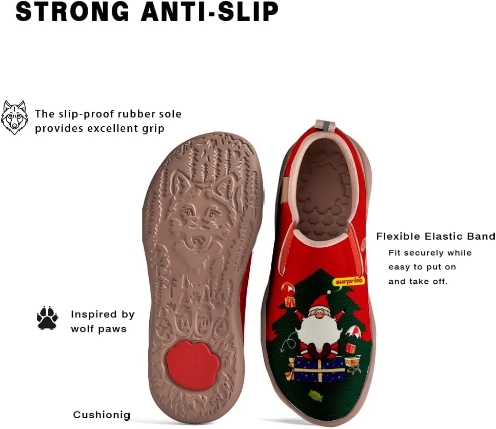 Casual Sneakers for Men Lightweight Walking Slip Ons Loafers Comfortable Art Painted Travel Shoes