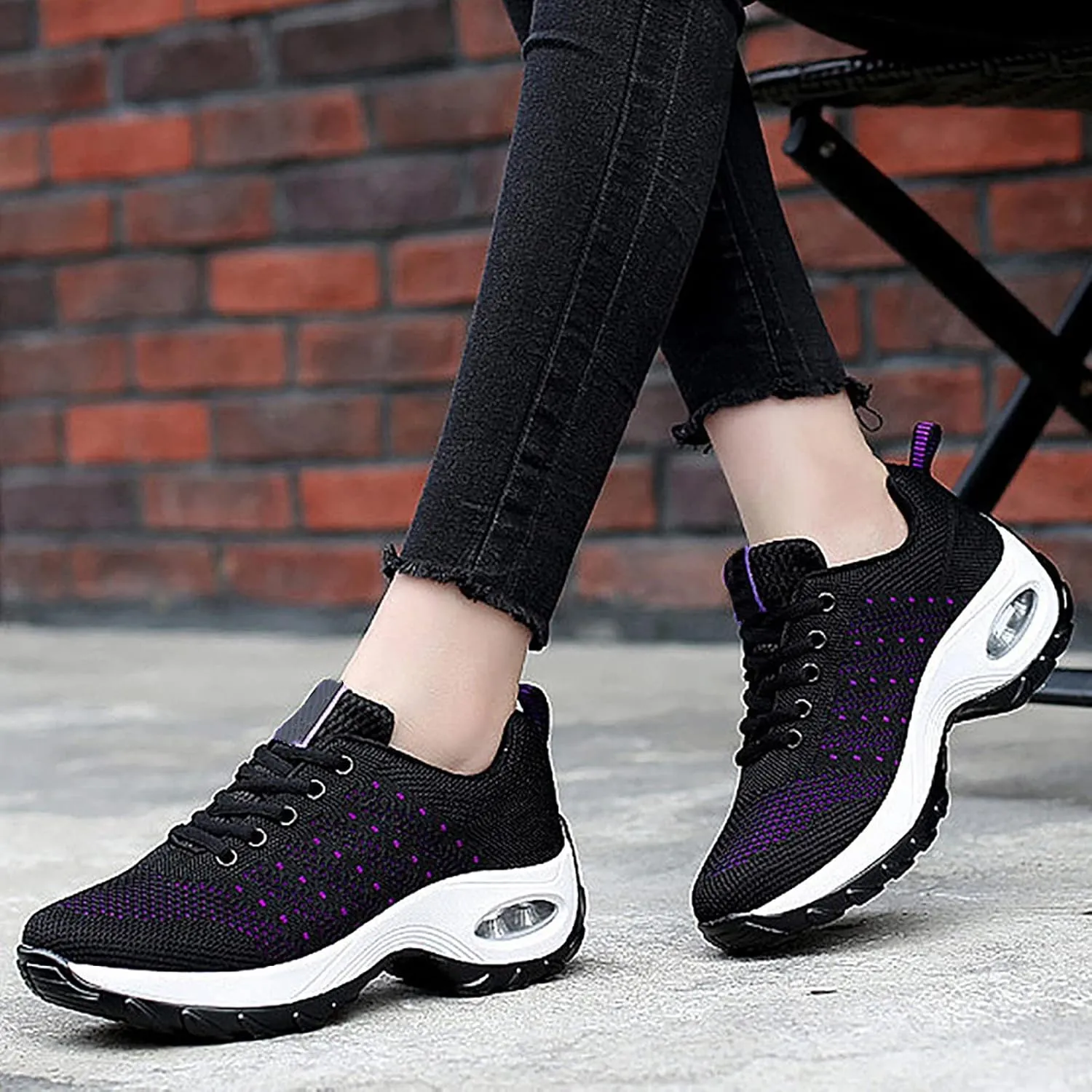 Casual Sneakers for Women White Sneakers for Women Casual Breathable Tennis Shoes Work Shopping Travel