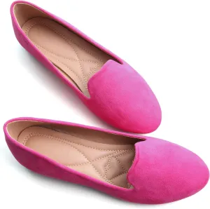 ChaiRong Zhou Flats for Women Dressy Round Toe Ballet Flat Shoes Comfortable Slip-ons Loafers Lightweight Casual Shoes