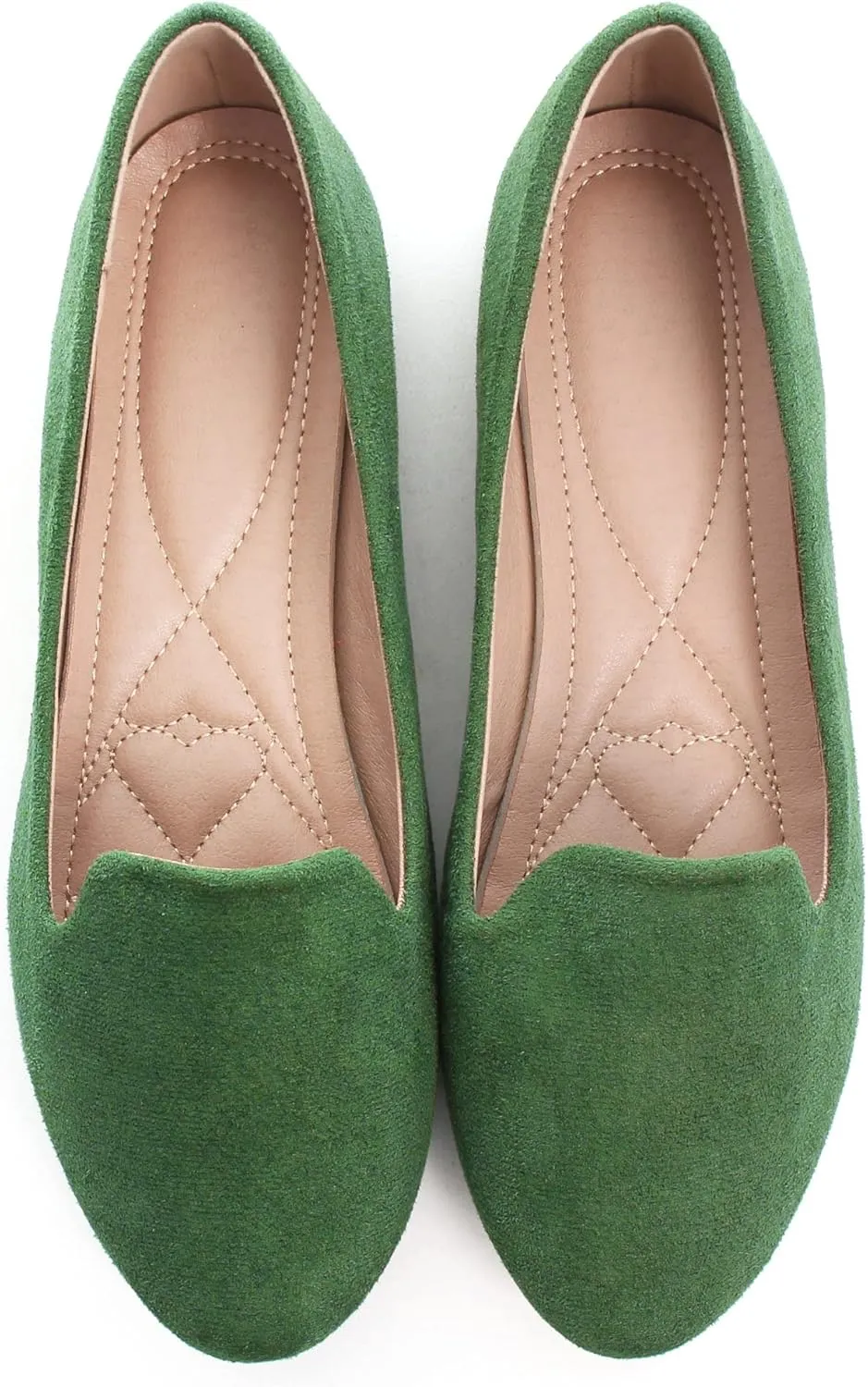 ChaiRong Zhou Flats for Women Dressy Round Toe Ballet Flat Shoes Comfortable Slip-ons Loafers Lightweight Casual Shoes
