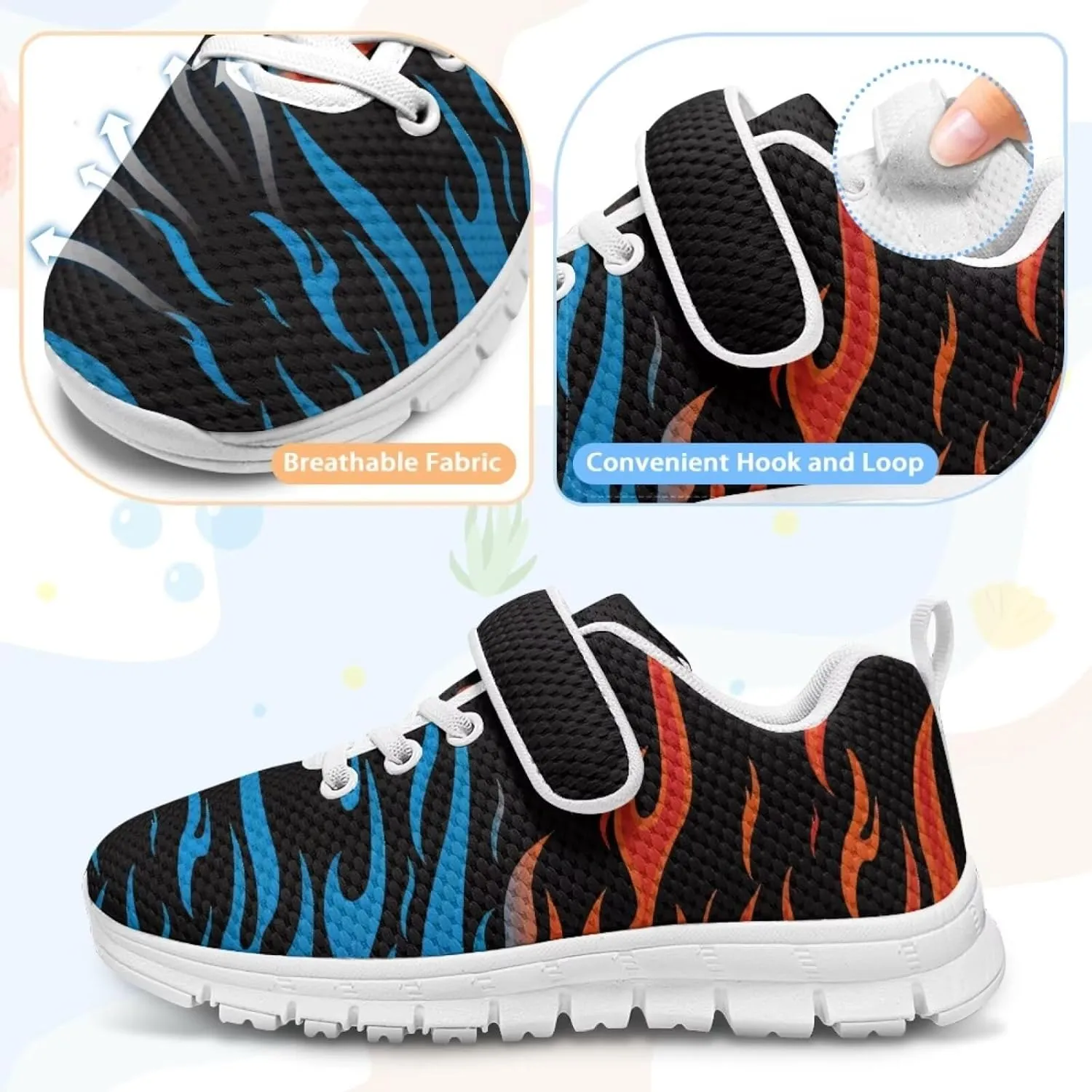 Comfortable Boys Running Shoes Cool School Shoes for Kids Athletic Shoes