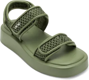 DKNY Women's Owyn Velcro Platform Sandal Flat