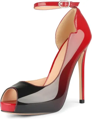 Eithy Women's Thin High Heels Pumps Platforms Shoes for Party Daily Wears
