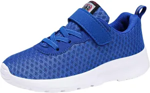 Fashionable Children's Sports Shoes Mesh Breathable Comfortable Lightweight Flat Bottom Soft Lace Boys' Athletic Shoes