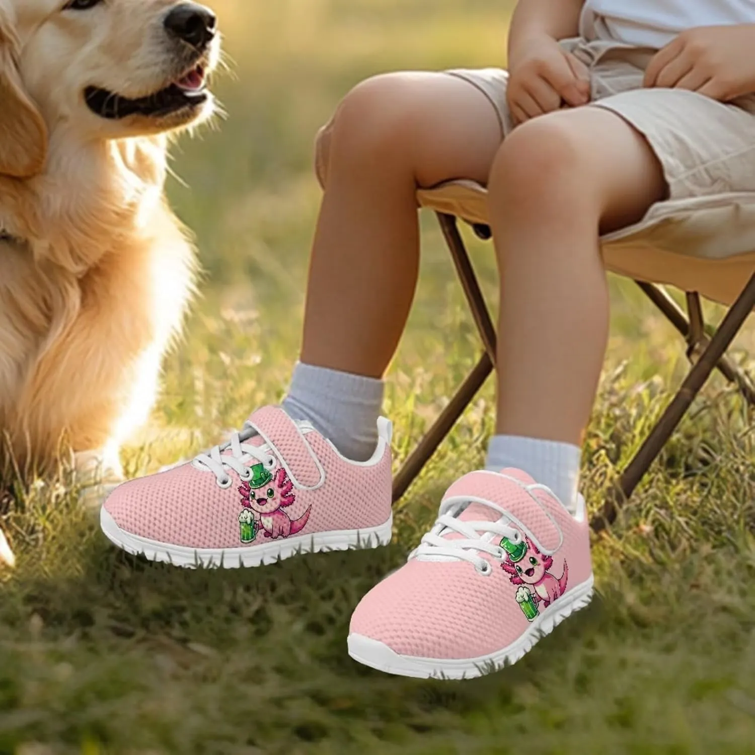 Girls Shoes Kids Slip On Sneakers Lightweight Summer Athletic Non-Slip