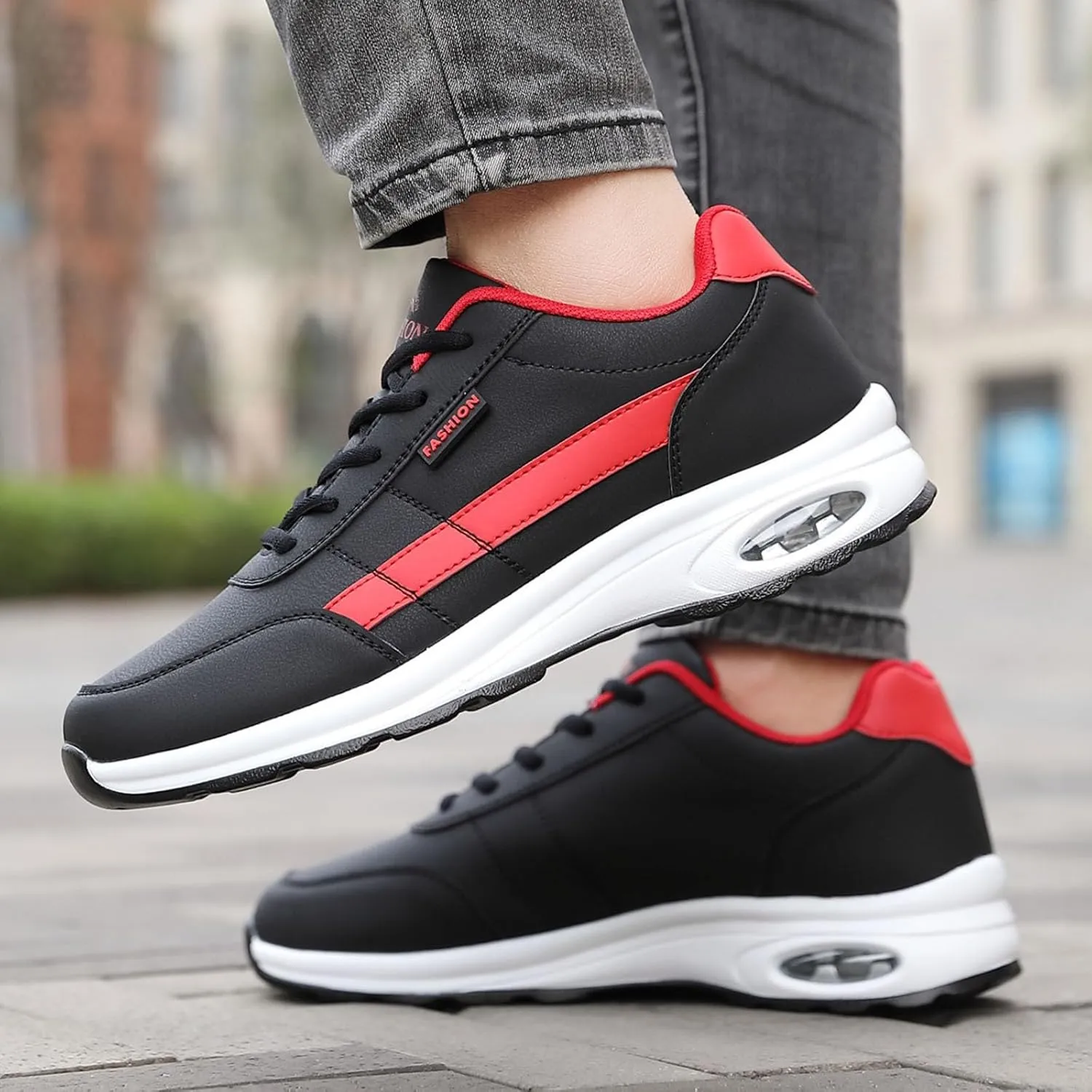 Jogging Walking Sneakers for Men Casual Sneaker Mesh Breathable Walking Shoe Breathable Diabetic Shoes for Men
