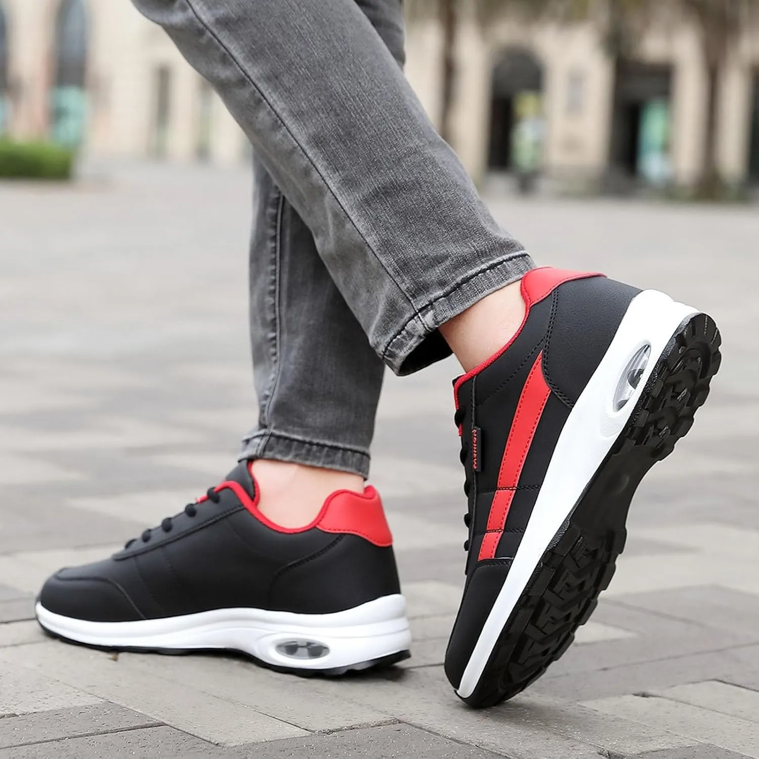 Jogging Walking Sneakers for Men Casual Sneaker Mesh Breathable Walking Shoe Breathable Diabetic Shoes for Men