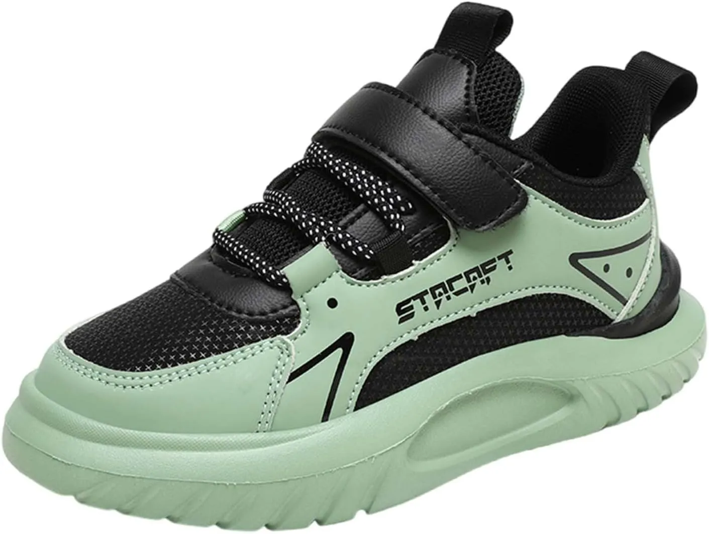 Kids’ Breathable Hiking Sneakers Toddler Boys Girls Athletic Casual Running Lace-Up Breathable School Trainers Shoes
