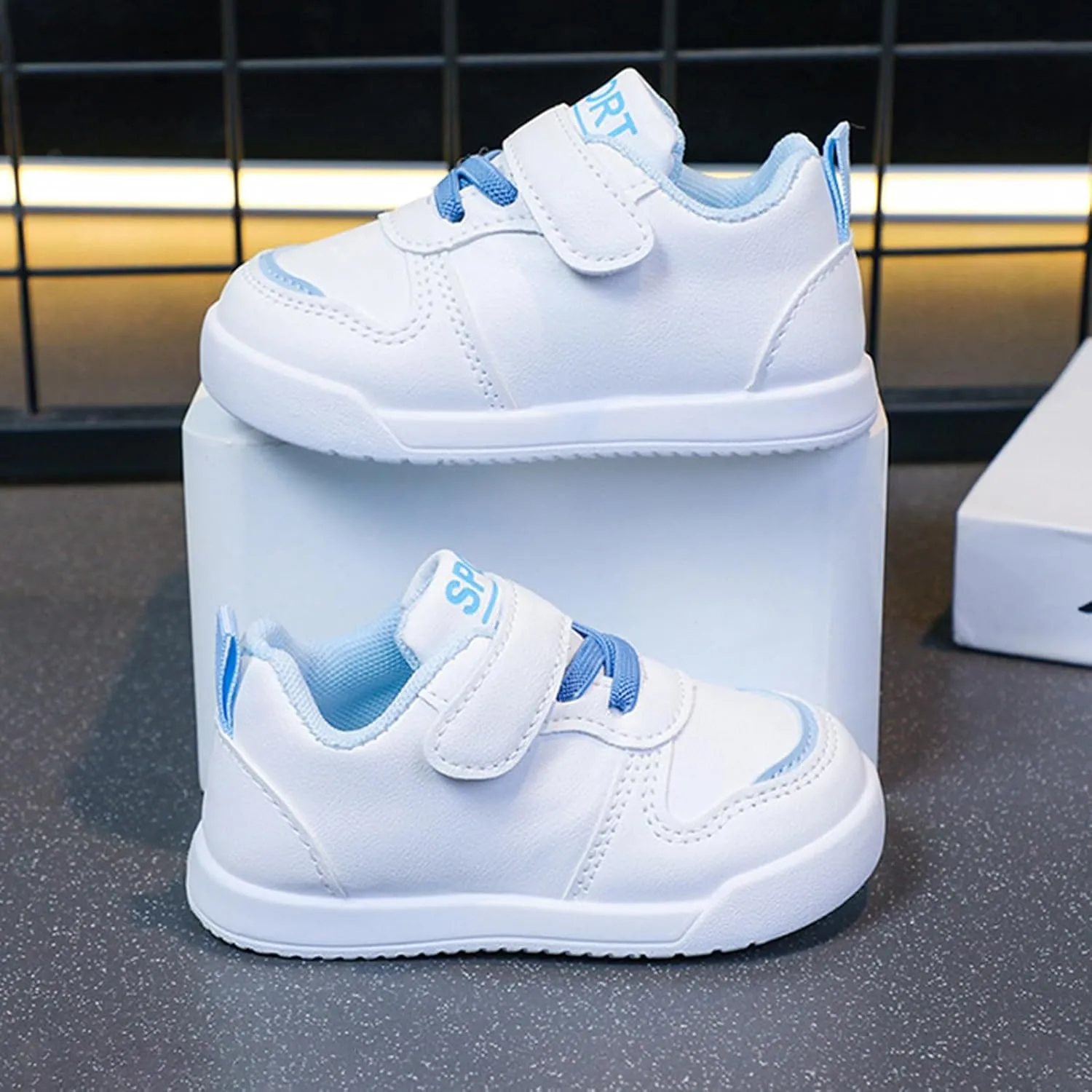 Kids Flat Non Slip Sneaker Sport Shoes Girls Boys Toddler Outdoor Running Shoes Lightweight Cozy Soft Sole Ankle Shoes