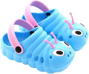 Kids Shoes Lightweight Cute Caterpillar Slippers 2-6 years old