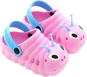 Kids Shoes Lightweight Cute Caterpillar Slippers 2-6 years old