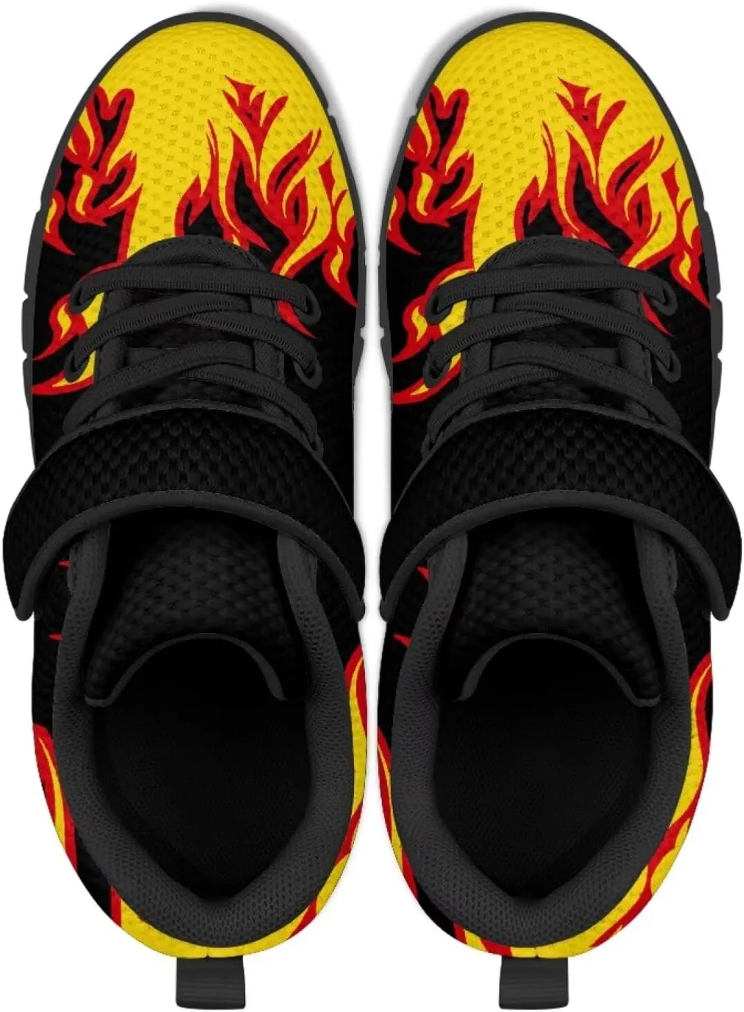 Kids Sneakers Boys Cool Print Running Tennis Shoes Lightweight Breathable Sport Athletic Shoes with One Strap