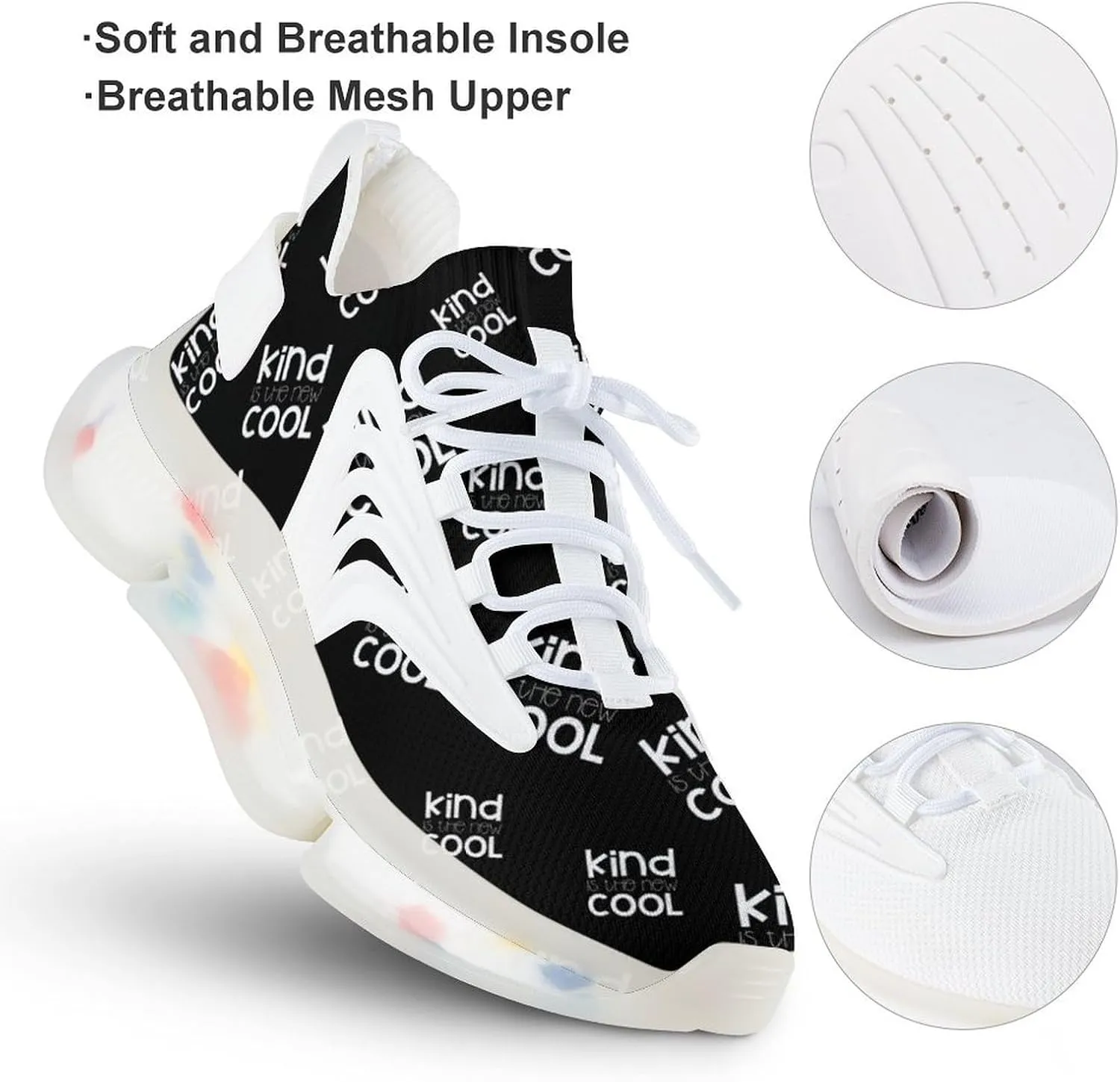 Kind New Cool Men's Running Shoes Lightweight Walking Shoe Breathable Sneaker