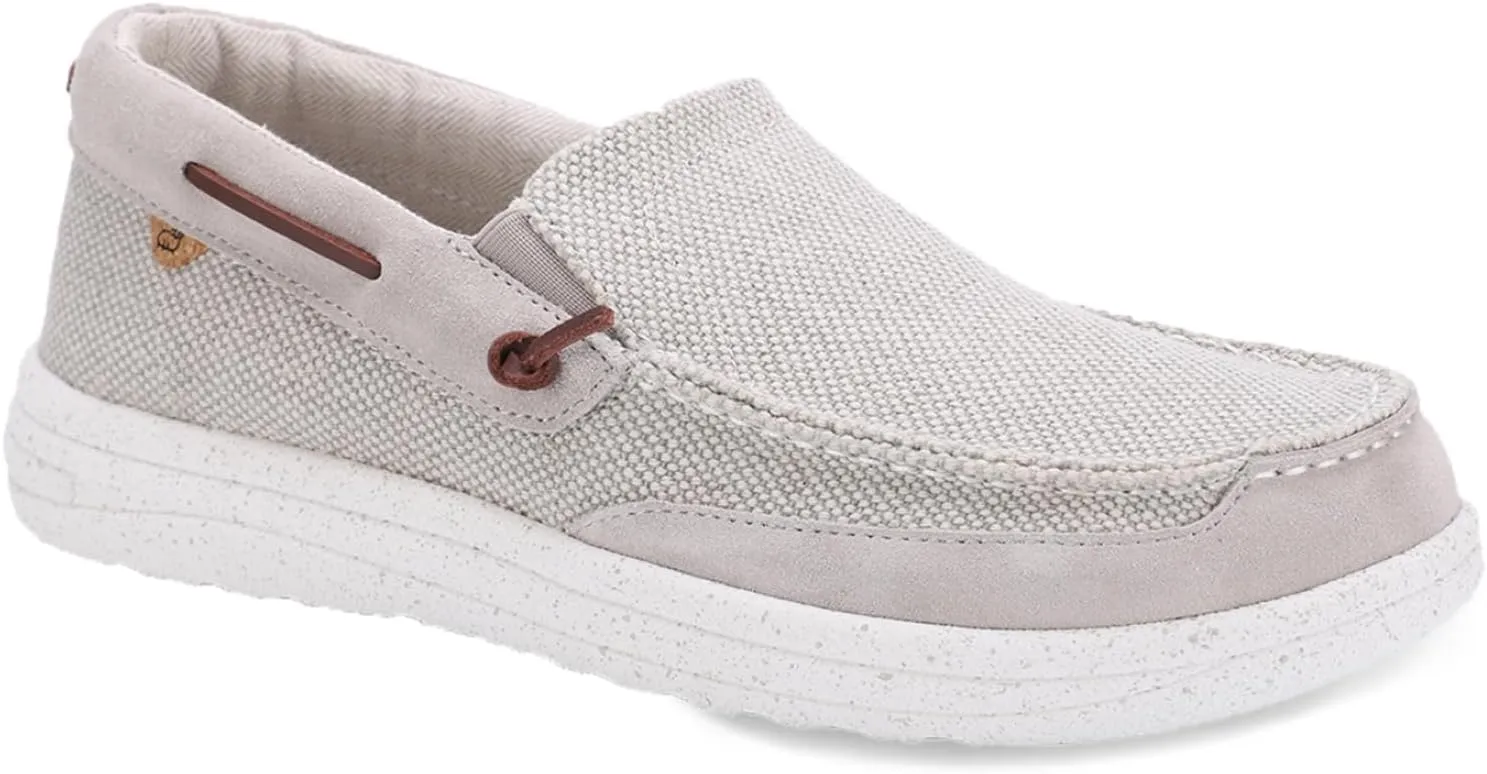 Lamo Men's Calvin Lightweight Water-Resistant Canvas Slip-On Shoes