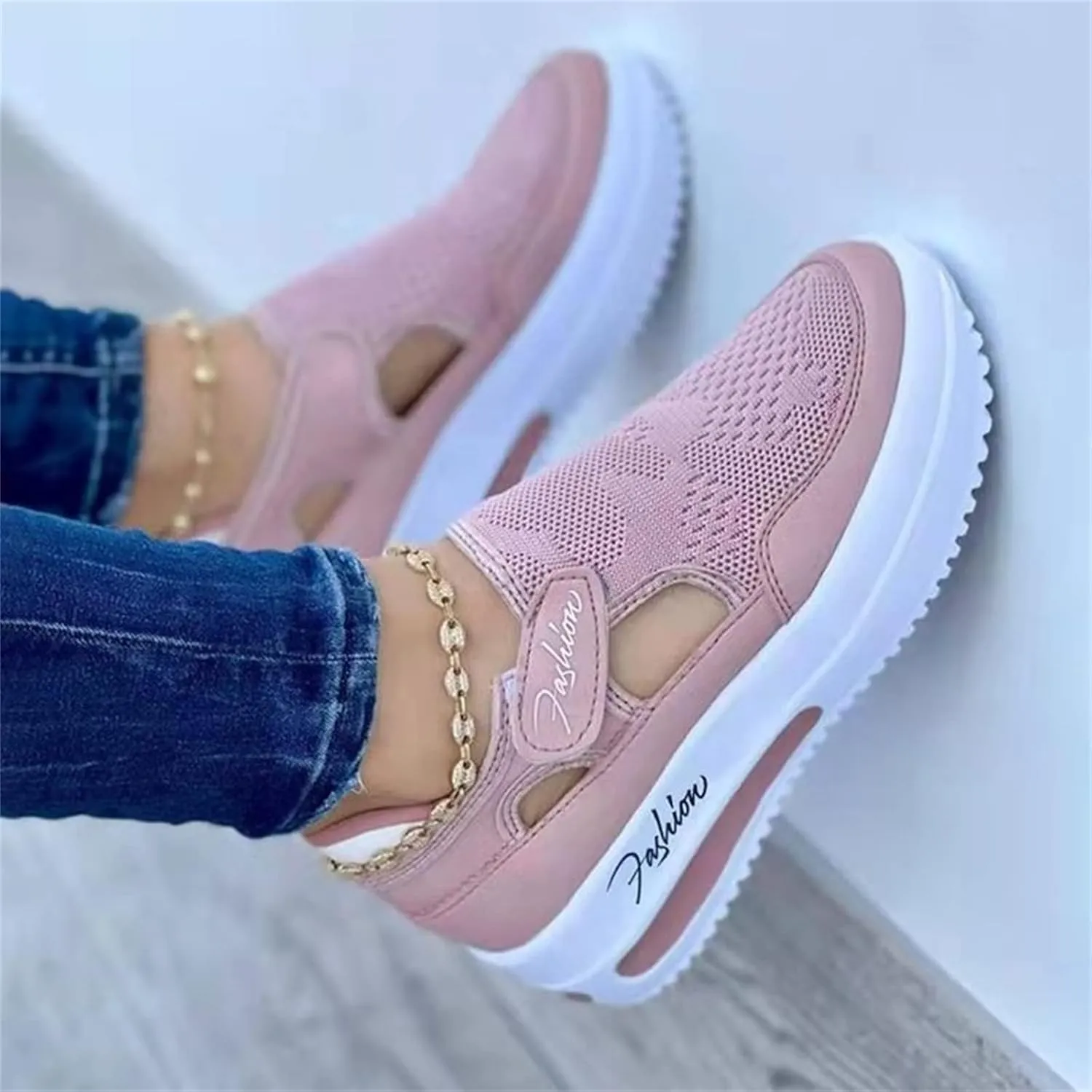 Lausiuoe Sneakers For Women Slip On Canvas Shoes Casual Fashion Lightweight Breathable Comfortable Walking Flat Loafers
