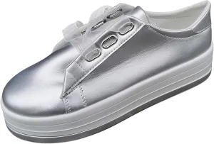 Lausiuoe Women's Fashion Sneakers Slip On Low Top Classic Casual Shoes Lightweight Soft Comfort Walking Flat Loafers