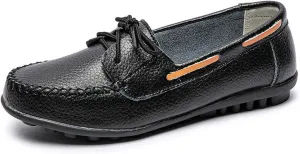Loafers for Women Women's Soft Leather Casual Flat Shoes Comfortable Everyday Footwear