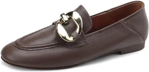 Loafers for Women Women's Soft Leather Casual Flat Shoes Comfortable Everyday Footwear