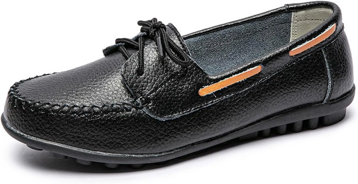 Loafers for Women Women's Soft Leather Casual Flat Shoes Comfortable Everyday Footwear