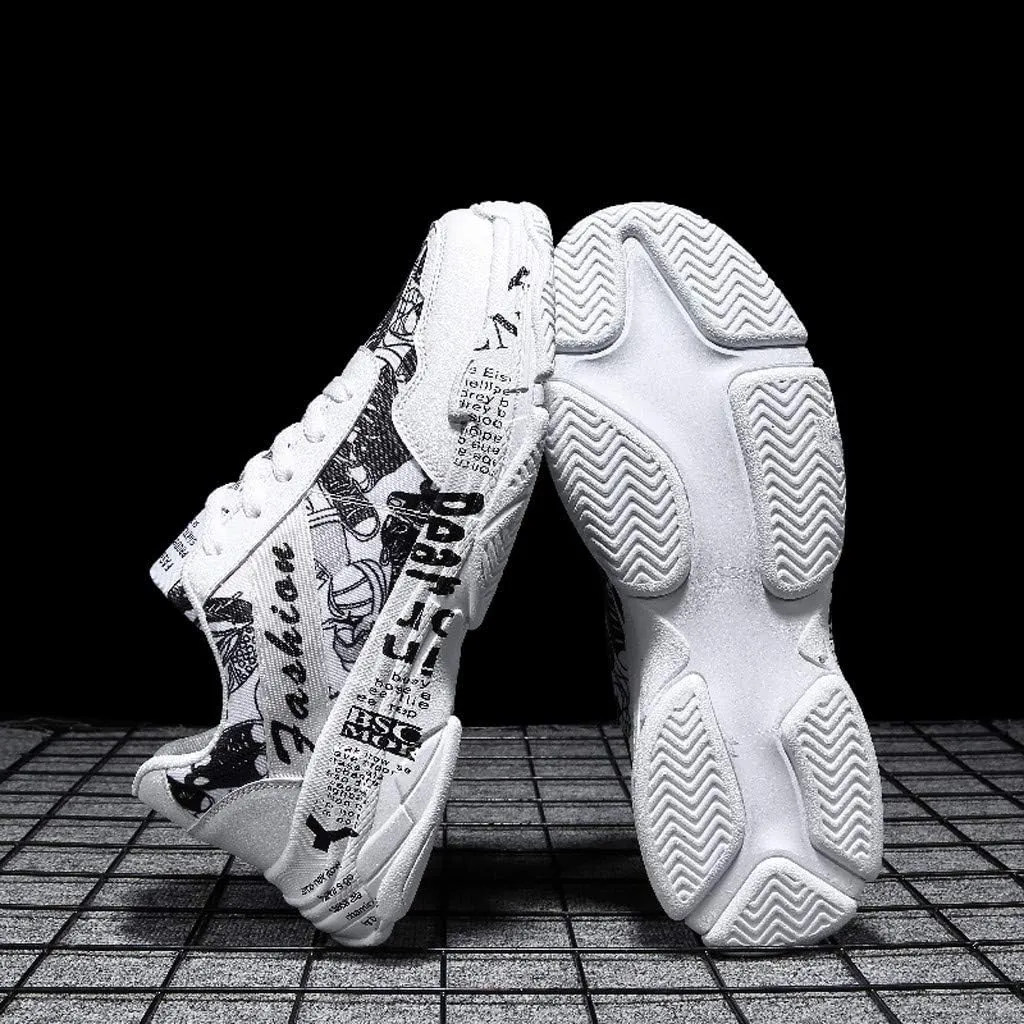 Men Fashion Wild Casual Shoes Comfortable Breathable Low-Top Sneaker Rack for Men