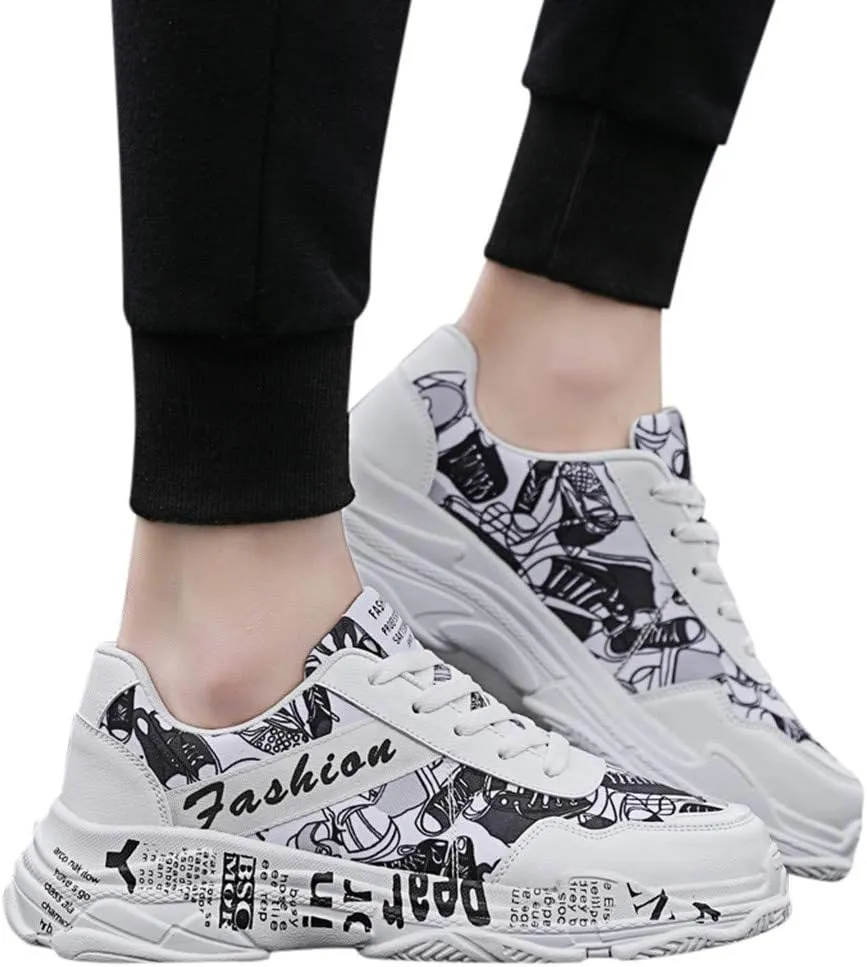Men Fashion Wild Casual Shoes Comfortable Breathable Low-Top Sneaker Rack for Men