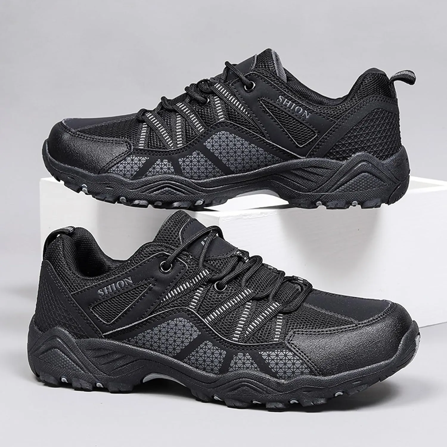 Men Slip on Walking Shoes Casual Dressy Memory Foam Ultra Lightweight Breathable Fashion Sneakers Non Slip Indoor Outdoor Training Gym Shoes Wide Width