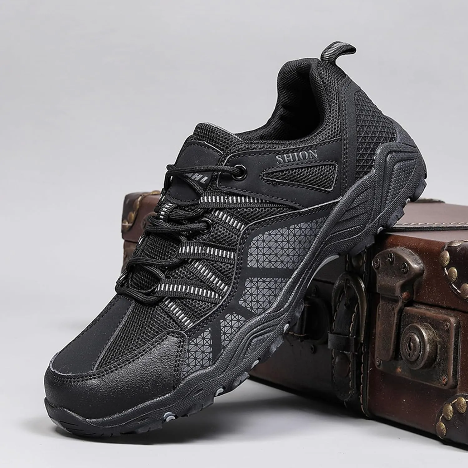 Men Slip on Walking Shoes Casual Dressy Memory Foam Ultra Lightweight Breathable Fashion Sneakers Non Slip Indoor Outdoor Training Gym Shoes Wide Width