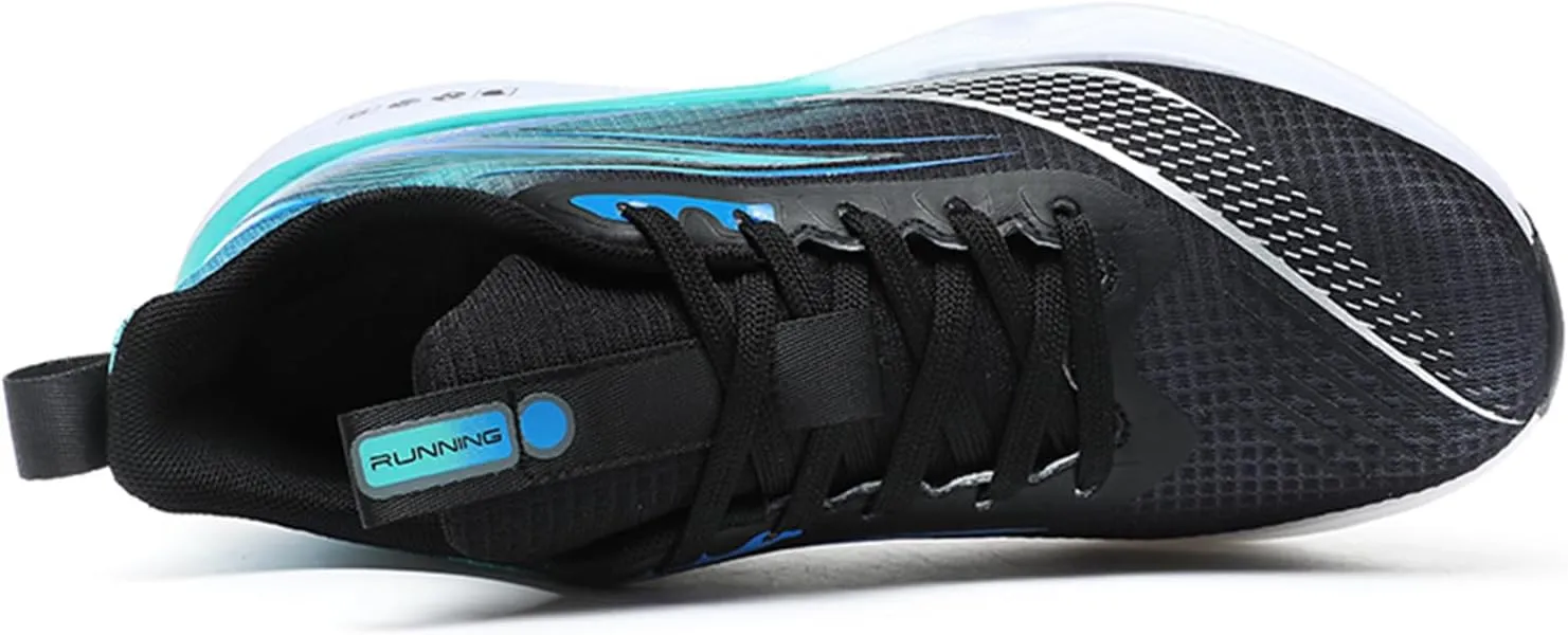 Men's Athletic Running Shoes Lightweight Mesh Shock Absorbing Jogging Walking Shoes Workout Trail Comfort Sneakers