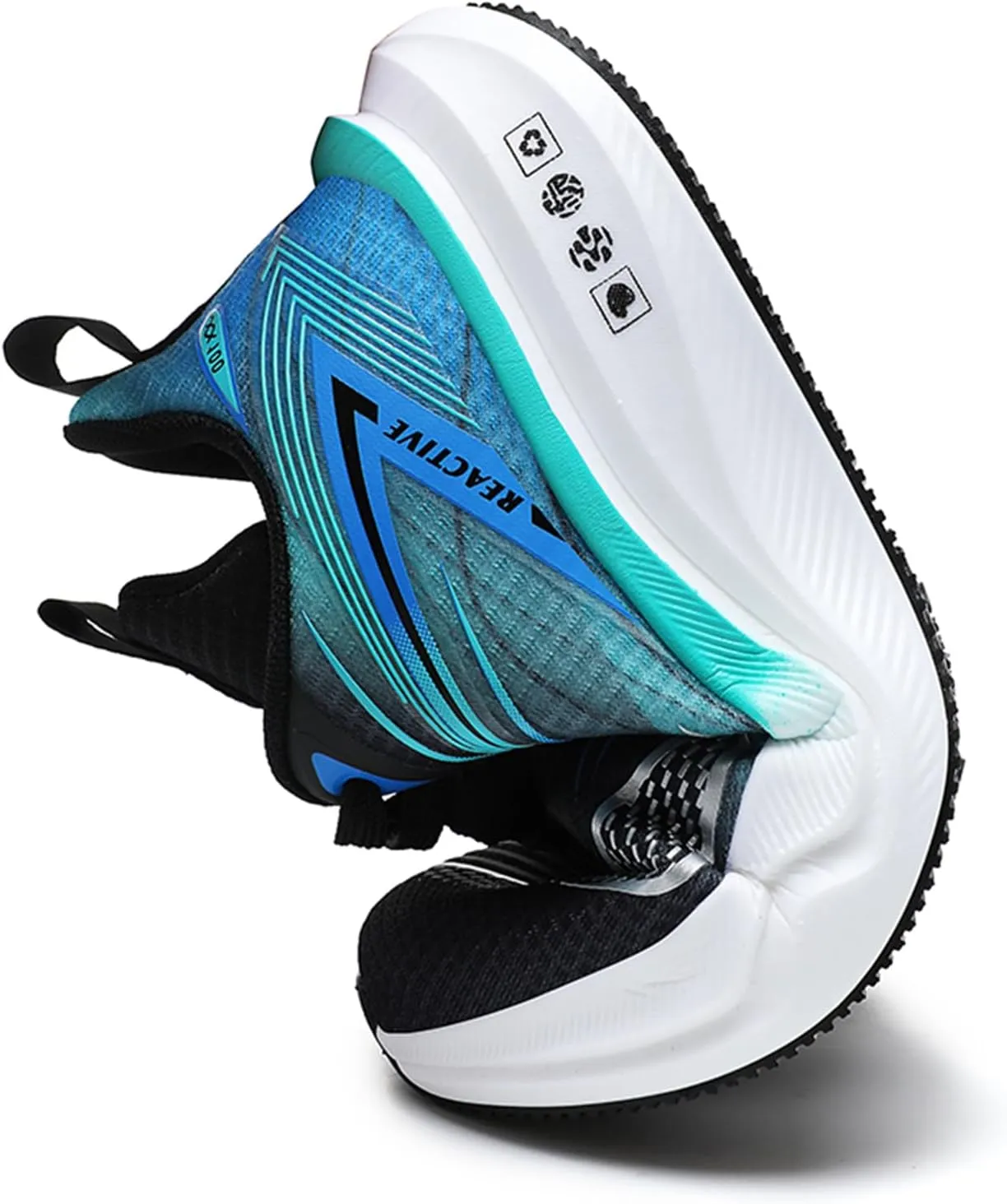 Men's Athletic Running Shoes Lightweight Mesh Shock Absorbing Jogging Walking Shoes Workout Trail Comfort Sneakers