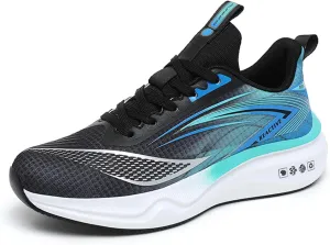 Men's Athletic Running Shoes Lightweight Mesh Shock Absorbing Jogging Walking Shoes Workout Trail Comfort Sneakers