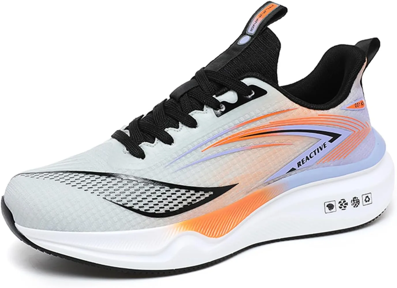 Men's Athletic Running Shoes Lightweight Mesh Shock Absorbing Jogging Walking Shoes Workout Trail Comfort Sneakers