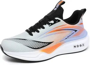 Men's Athletic Running Shoes Lightweight Mesh Shock Absorbing Jogging Walking Shoes Workout Trail Comfort Sneakers