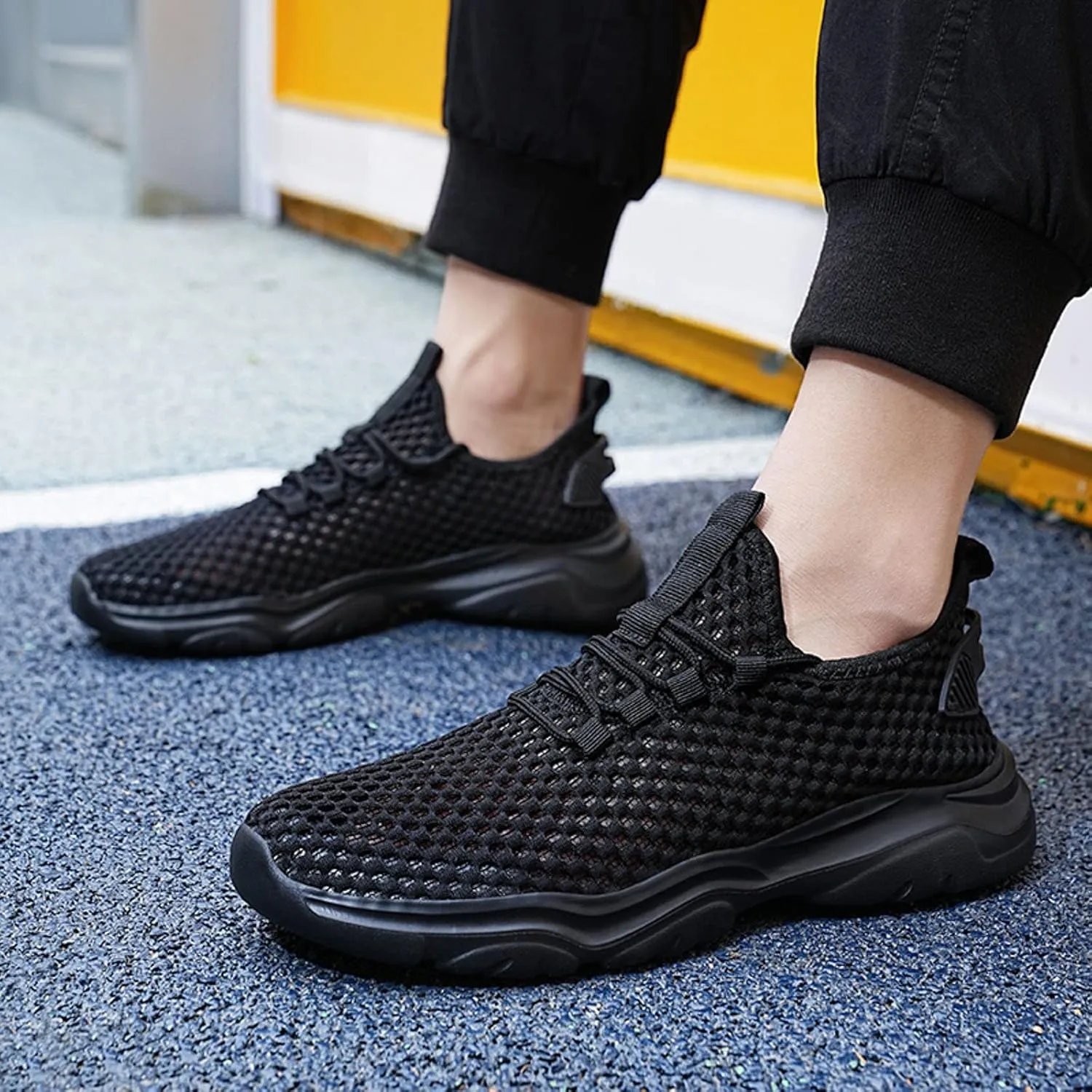 Men's Breathable Barefoot Shoes Recovery Air Athletic Running Tennis Shoe Fashion Lightweight Sneakers for Men