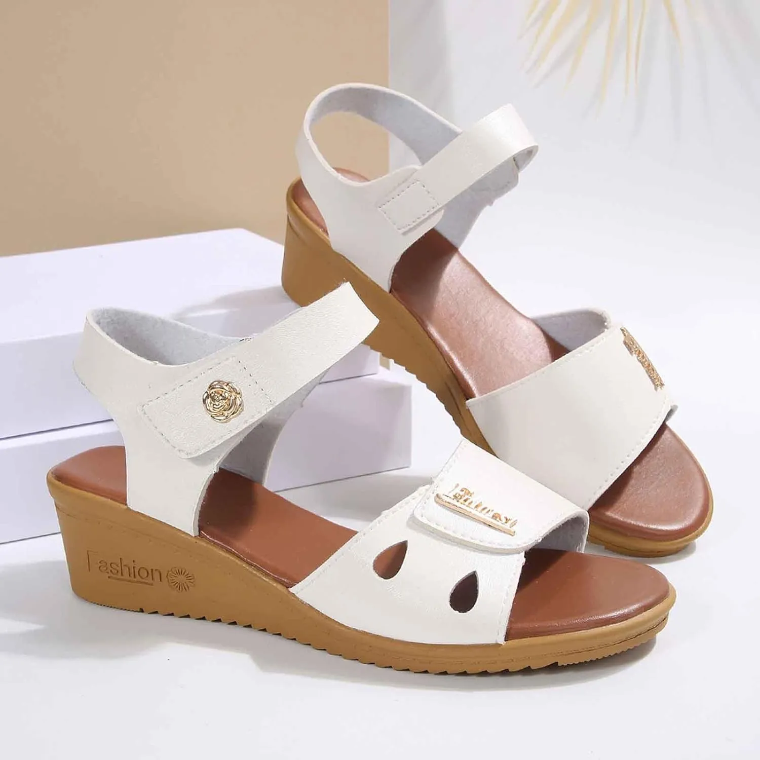 Men's Kyarra Judi Wedge Sandal Slide Sandals Women with Heel