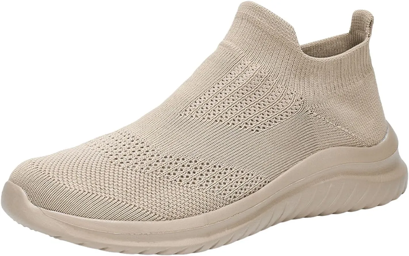 Mens Lightweight Slip on High Top Sneakers: Breathable Mesh Running Walking Shoes with Non Slip Rubber Outsole & Orthopedic Sole for All-Day Wear Arch Support Black Sneaker Men