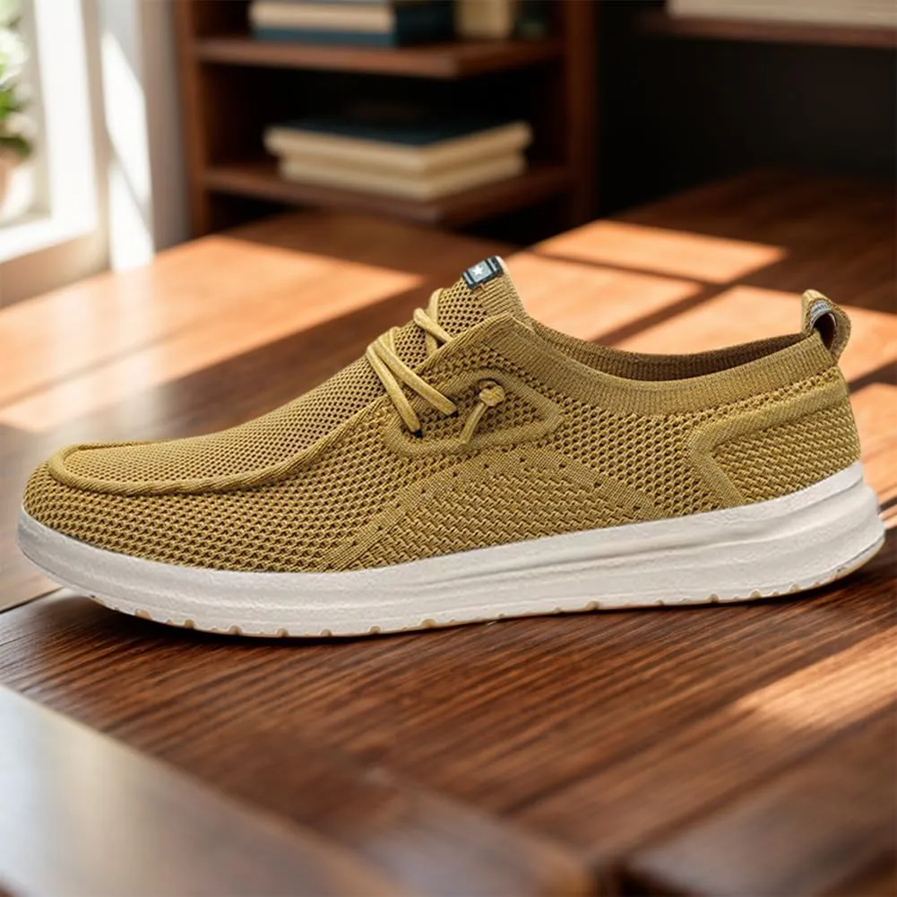 Men's Loafers & Slip-Ons Shoes, Stretch Lace Up Loafers Walking Shoes Minimalist Comfortable Lightweight Width Toe Box Men's Casual Dress Shoes