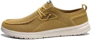 Men's Loafers & Slip-Ons Shoes, Stretch Lace Up Loafers Walking Shoes Minimalist Comfortable Lightweight Width Toe Box Men's Casual Dress Shoes