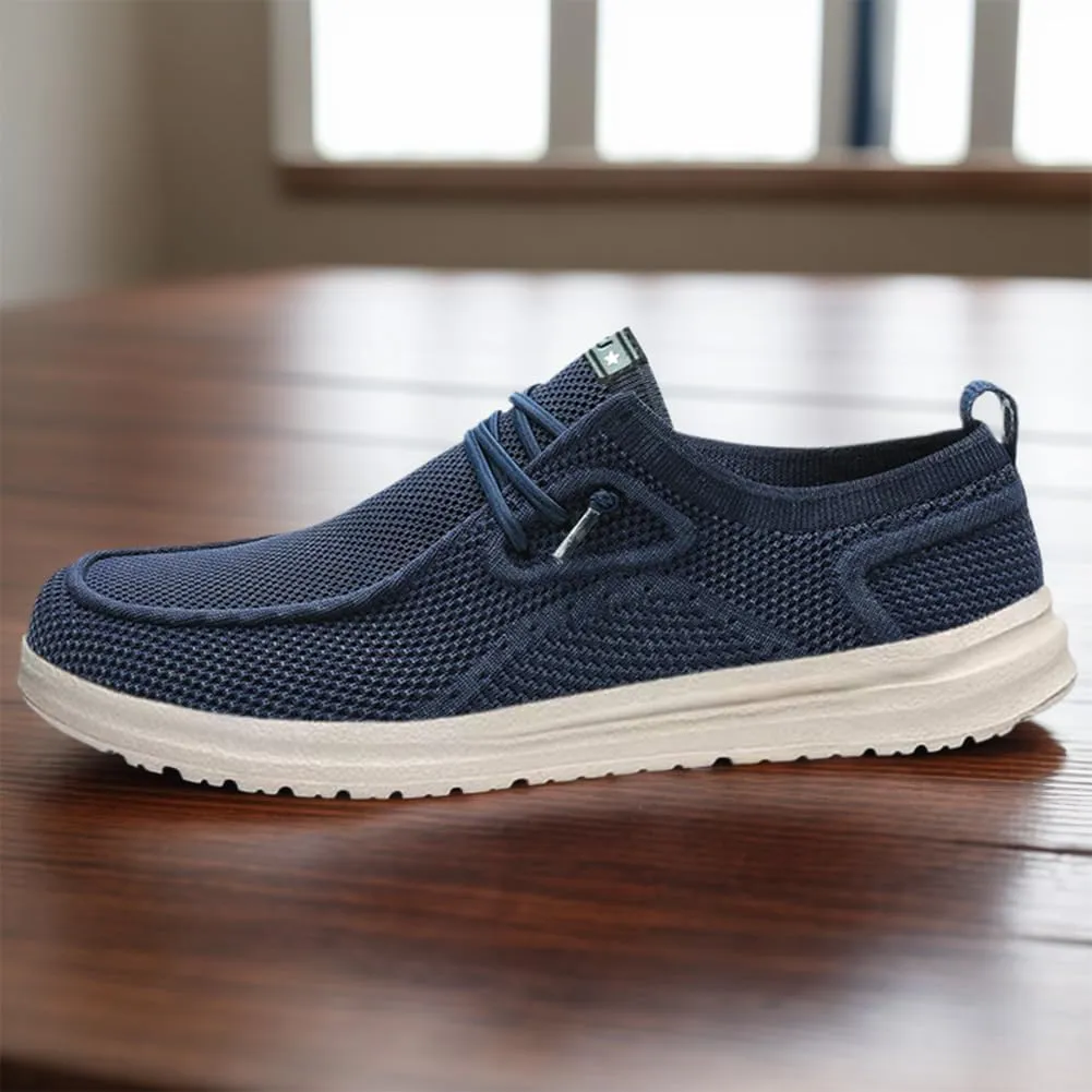 Men's Loafers & Slip-Ons Shoes, Stretch Lace Up Loafers Walking Shoes Minimalist Comfortable Lightweight Width Toe Box Men's Casual Dress Shoes