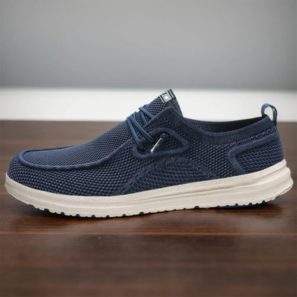 Men's Loafers & Slip-Ons Shoes, Stretch Lace Up Loafers Walking Shoes Minimalist Comfortable Lightweight Width Toe Box Men's Casual Dress Shoes