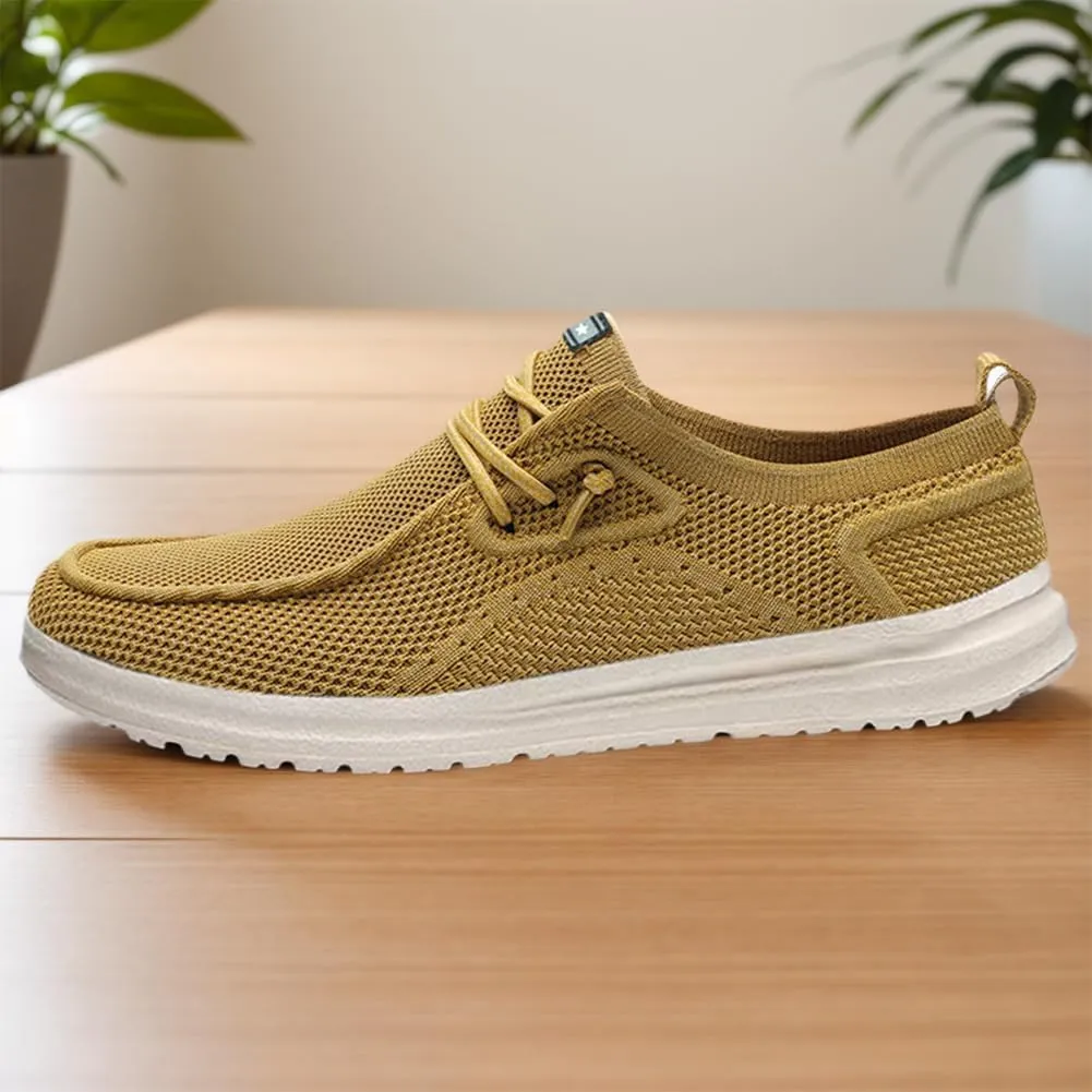 Men's Loafers & Slip-Ons Shoes, Stretch Lace Up Loafers Walking Shoes Minimalist Comfortable Lightweight Width Toe Box Men's Casual Dress Shoes