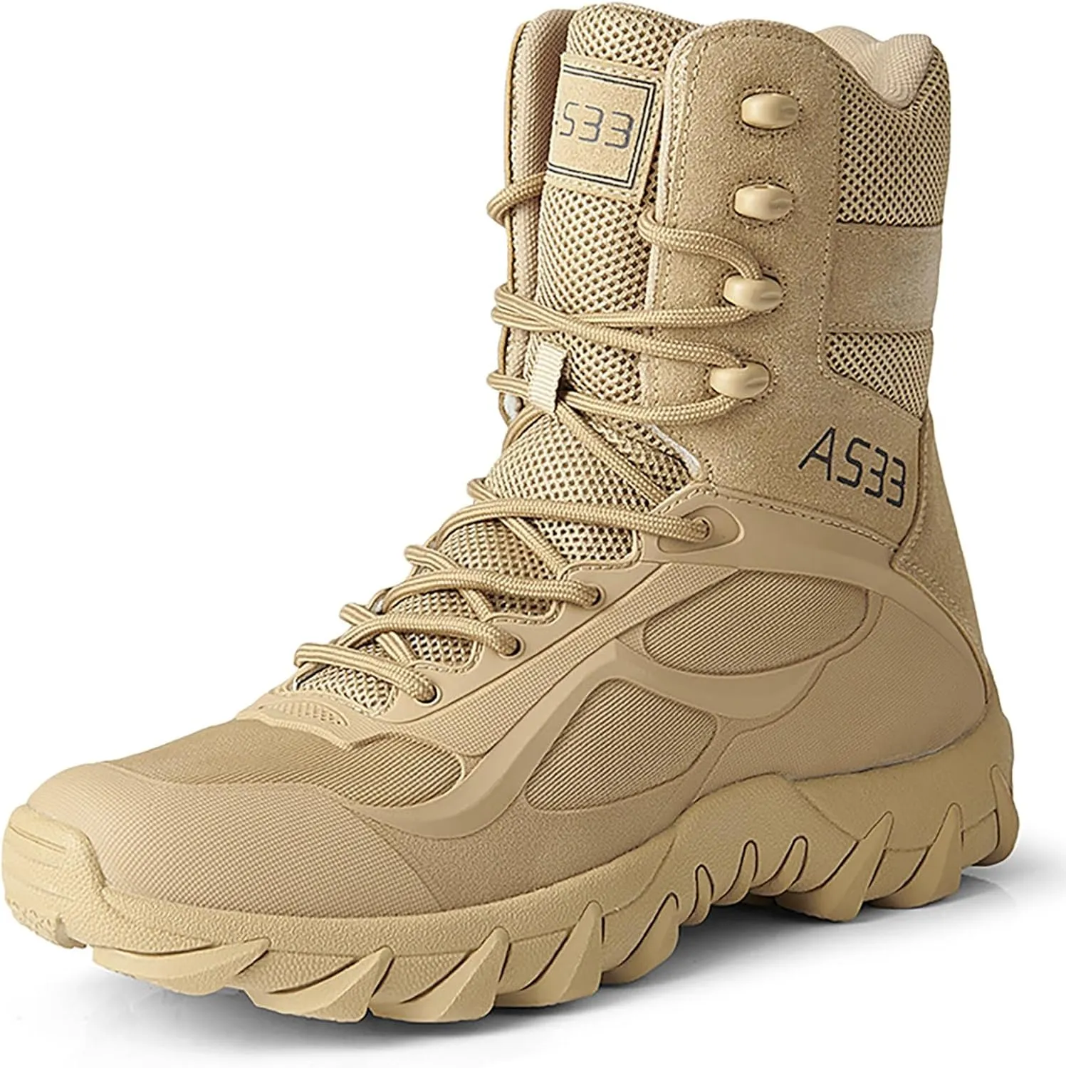 Mens Military Tactical Boots Combat Boots Breathable Police Patrol Boots Army Boots Waterproof Hiking Boots