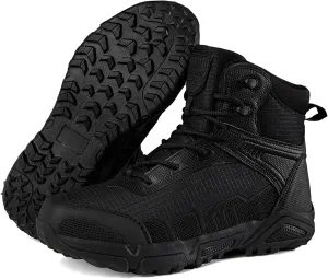 Mens Military Tactical Boots Combat Boots Breathable Police Patrol Boots Lightweight Army Boots Waterproof Hiking Boots