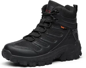 Mens Military Tactical Boots Combat Boots Breathable Police Patrol Boots Lightweight Army Boots Waterproof Hiking Boots