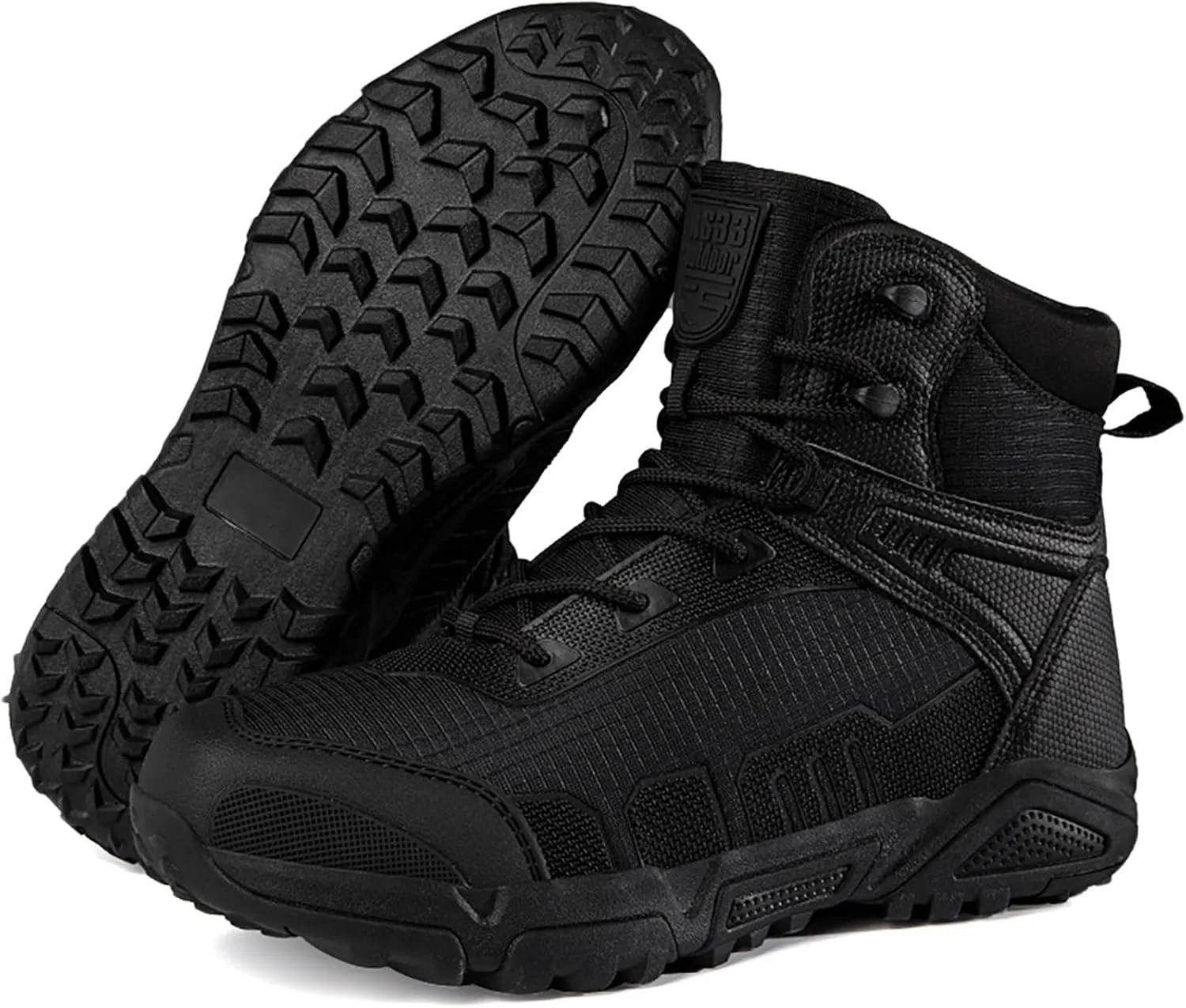 Mens Military Tactical Boots Combat Boots Breathable Police Patrol Boots Lightweight Army Boots Waterproof Hiking Boots