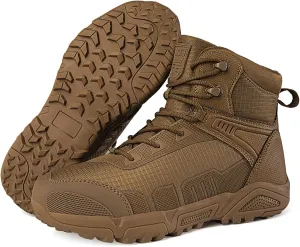 Mens Military Tactical Boots Combat Boots Breathable Police Patrol Boots Lightweight Army Boots Waterproof Hiking Boots